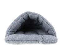Happyyami Lit Semi-fermé pour Petits Animaux en Tissu Léger, Espace Privé Chaud et Confortable pour Souris et Hérisson en Hiver