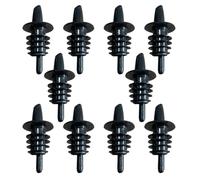 Happyyami Lot de 10 Bouchons de Vin en Pvc Bec Verseur Angle Pratique Usage Facile, Accessoires Indispensables pour Bar et Distribution de Cocktails