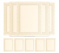 Happyyami Lot De 10 Papiers A4 Vierges Pour Certificat D’honneur Imprimable Et Manuscrit, Papier D’impression De Certificat Scolaire Pour Diplômes Et Récompenses Académiques