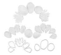 Happyyami Lot de 2 moules à veinures en silicone pour pâte à sucre, en forme de pétale 3D, pour décoration de gâteaux, fondant, sucre, accessoires de pâtisserie