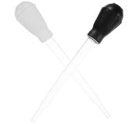 Happyyami Lot de 2 Plateaux Absorbants pour Plantes Tube d'Aspiration en Plastique Soucoupe pour Éliminer l'eau Excédentaire Noir et Blanc Accessoire Jardinage Pratique pour Entretien