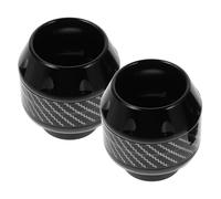 Happyyami Lot de 2 Protections de Fourche Moto en Aluminium Patins Absorbant les Chocs pour Usage sur Motos Sportives et Scooters
