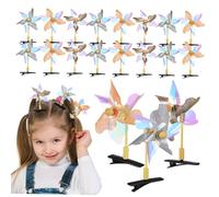 Happyyami Lot De 20 Barrettes À Cheveux En Forme De Moulin À Vent Minimalistes Et Tendance Mini Pinces À Cheveux Pour Femmes Pinces À Cheveux À Paillettes Épingles À Couleur Aléatoire