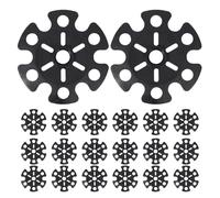 Happyyami Lot de 20 paniers à Neige pour bâtons de randonnée : Protections en Forme de Flocon de Neige pour bâtons de randonnée - Embouts antidérapants pour paniers de Ski, Boue, Neige, Boue et