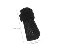 Happyyami Lot de 4 Chaussons pour Chat pour éviter Les griffures, protège-Griffes pour Nourrir, soigner, toiletter, raser et Couper Les Ongles, Chaussures, Chaussettes, Bonnets