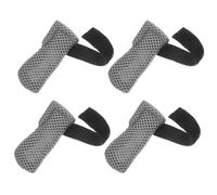 Happyyami Lot de 4 Chaussons pour Chat pour éviter Les griffures, protège-Griffes pour Nourrir, soigner, toiletter, raser et Couper Les Ongles, Chaussures, Chaussettes, Bonnets