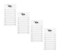 Happyyami Lot de 4 palettes d'extensions de cils en acrylique, pour greffer des faux cils, pour maquillage, outils de formation individuels