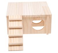 Happyyami Maison pour Hamster en Matière Naturelle Cachette Décorative Et Usure Maison pour Hamsters Délicats Jouet pour Cage Espace De Détente Et Jeu pour Petits Animaux