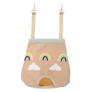 Happyyami Mangeoire à Foin pour cochons d'Inde : à Foin Suspendu pour cochons d'Inde, Lapins et Hamsters - Support Peu encombrant pour Une Alimentation et Un Rangement faciles