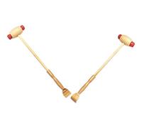Happyyami Marteau en Bois Multifonction 2pcs Masseurs Corporels sans Bavures Qui Ne Rayent Pas la Peau pour Massage Manuel en Intérieur et Échauffements