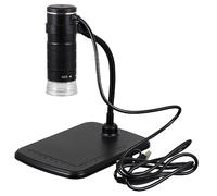 Happyyami Microscope Numérique USB Portable avec Grossissement et LED Réglables pour Observation Mobile et Voyage