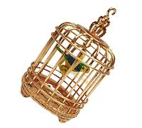 Happyyami Mini Cage à Oiseaux Décorative Accessoire De Maison Miniature pour Scène De Maison De Poupée Et Décoration De Jardin