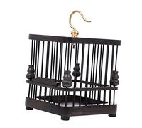 Happyyami Mini Cage à Sauterelles en Ébène Noir, Surface Lisse sans Bavure, Forme Créative et Compacte, pour Observer les Insectes et Étudier les Plantes