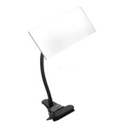 Happyyami Miroir Convexe Ordinateur Clip pour Bureau, Sécurité Personnelle, Réglable Polyvalent, Cadre Carré, Noir, Protection du Poste de Travail, Surveillance sans Effort