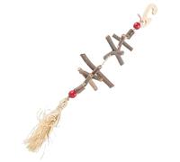 Happyyami Molaire pour Animaux De Compagnie Chaîne Suspendue Lapin Chinchilla Fourniture Chiot Jouets De Dentition Lapin Cochon d'Inde Dents À Mâcher Jouets pour Chiens Cage De Cobaye