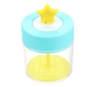 Happyyami moussant visage nettoyage fabricant de mousse pour shampooing simple soin du visage bulle de gel Outil de soins de la peau mousseur à bulles Plastique Ciel bleu