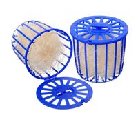 Happyyami Nid Suspendu pour Perroquets et Perruches en Fibres Naturelles, Abri de Nidification en Corde de Jute, Taille Moyenne, pour Cages à Oiseaux, pour Petits Oiseaux et Inséparables