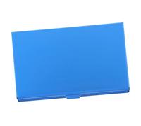 Happyyami Organisateur De Cartes De Visite Porte-Cartes Élégant Entretiens avec Les Cartes d'affaires Mince Titulaire De La Carte Femmes Titulaire De La Carte pour Les Femmes Aluminium Blue
