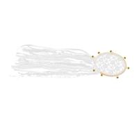 Happyyami Ornement de Mariage Dentelle de Tambour Forme de Cloche Décoration pour Mariages Fêtes et Intérieurs Accessoire Élégant Dentelle Durable