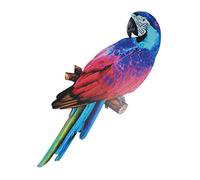 Happyyami Ornement Mural Toucan en Fer Bleu Réaliste, Décoration Suspendue Simple pour Maison, Bureau ou Fête, Accessoire Décoratif Oiseau Vivant