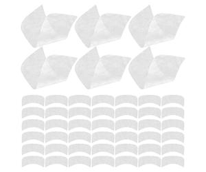 Happyyami Outil de soin du cou 100Pcs en soie naturelle blanc, patch de soin du cou hydratant, accessoire de beauté pour le cou pour réparer les cellules de la peau, spa