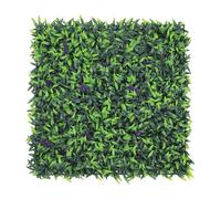 Happyyami Panneau Mural Herbe Artificielle Décoration Végétale Réaliste Pour Mur Mur De Haie Décorations De Mariage Et Intérieur Panneaux De Anti-uv