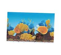 Happyyami Papier De Fond pour Aquarium Plantes De Décorations D'aquarium Barboteur D'aquarium Autocollants Adhésifs Lampe Poisson Bulle Tube à Bulles Accessoires D'aquarium Mer Vide Colorful