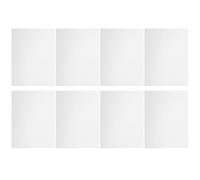 Happyyami Patch Réparation Mur en Vinyle Autocollant Blanc 8pcs pour Réparation Murale Instantanée en Pvc, Intégration sans Couture, pour Bricolage Extérieur et Intérieur