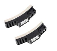 Happyyami Patins de Frein en Plastique Noir pour Vélo D'appartement, 2 Pièces, Protection Antidérapante Bruit pour Usage Domestique