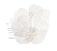 Happyyami Peigne à Cheveux Pour Mariée Avec Forme De Pétale Accessoires De Coiffure Décoratifs Pièces De Cheveux Pour De Mariage