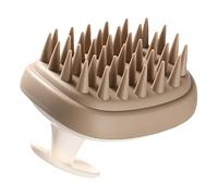 Happyyami Peigne à Cuir Chevelu Brosse à Shampoing En Silicone Peignes De Cheveux Pour Femmes Massage Du Cuir Chevelu Brosse à Cheveux De Peigne De Massage Gel De Silice Beige