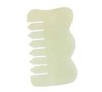 Happyyami Peigne De Massage En Jade Pour Cuir Chevelu Et Visage Léger Masseur De Cuir Chevelu Planche à Gratter Corps Soin Peau Usage Familial