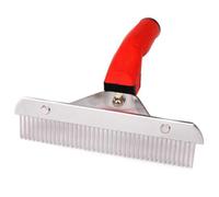 Happyyami Peigne de Toilettage pour Chien et Chat à Poils Longs en Alliage D'acier et Caoutchouc, Accessoire pour Maison et Salon, Enlève Efficacement Poils Morts