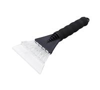 Happyyami Pelle à Neige pour Voiture Pare-Brise avec Manchon en Caoutchouc Antidérapant, Grattoir à Glace Résistant, Outil Compact Hiver pour Déneigement Auto