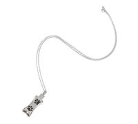 Happyyami Pendentif Commémoratif Acier Inoxydable pour Cendres De Chien Collier Urne Funéraire Léger Et Bijou Souvenir pour Garder Les Mémoires Près du Cœur