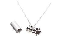 Happyyami Pendentif Urne pour Animaux De Compagnie Collier Cendres avec Design Élégant Et Attrayant Souvenir De Votre Animal Aimé Accessoire Commemoratif Pratique Et Léger