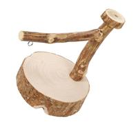 Happyyami Perchoir pour Oiseaux Support Naturel pour Perroquets Et Perruches pour Entraînement Et Jeu Décoration Élégante pour Maison Hauteur