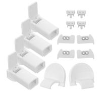 Happyyami Pièce de Rechange Installation Facile Blanc pour Store Plissé en Plastique Accessoire pour Réparation de Stores Plissés, 1 Set pour Usage Domestique