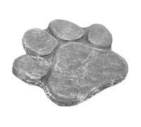 Happyyami Pierre tombale pour Animaux de Compagnie Ornement commémoratif de Chien Chiot Souvenir Animal de Compagnie extérieur Monument funéraire en résine de Passage de Chien Grey