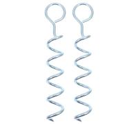 Happyyami Piquet d'attache pour Chien Extérieur 2pcs Piquet en Spiralé Fixation Facile Accessoire Camping pour Chiens Utilisation en Extérieur Et Camping