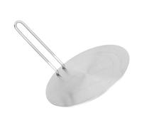 Happyyami Plaque D'adaptation pour Induction Cuisine 24 en Acier Inoxydable Poignée Amovible, Diffuseur de Chaleur Compatible Plaques à Induction, Réchauffe-plats et Cuisson Polyvalente