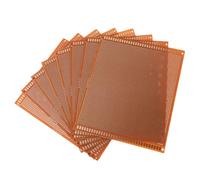 Happyyami Plaques D'essai Pratique Projets Électroniques DIY Lot de 8 15x18cm en Bakélite Cuivre et Vo Board pour Circuits Imprimés