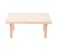 Happyyami Plateforme pour Hamster en Bois Beige Design à Étage Double, pour Hamster Favorisant Le Développement Physique et Mental la Cage
