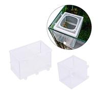 Happyyami Poisson mangeoire Pompe incubateur couvoir éclosion réservoirs Chauffage Race Trousse entrée Jet Nozzle jetnozzle suceur Aquarium Aqua KEM Aquatique Netter Filet Blanche