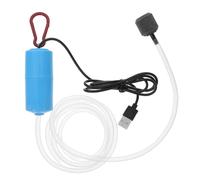 Happyyami Pompe à Air USB Silencieuse pour Aquarium Compresseur Portable Accessoire Pratique pour Petits Aquariums Recharge Facile Et Utilisation