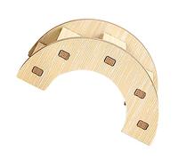 Happyyami Pont pour Hamster Filet Humain grinçant Cage pour Chien hamac - Escalier Hamster - Accessoire échelle à Rat d'escalade Chinchilla Pont de en Bois