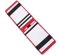 Happyyami Porte-Carte Score Golf Cuir PU Carnet de Pointage Portable Compatible avec Cartes Standards Pratique et Résistant pour Golfeurs