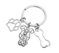 Happyyami Porte-clés Griffe De Chien en De Zinc Résistant à l'usure Porte-clés Décoratif pour Paquet Pendentif Adorable Amoureux des Animaux
