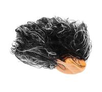 Happyyami Postiche Chauve De Vieil Homme Costume Pour Homme Accessoire Cosplay Déguisement Halloween Scientifique Grand-père Rôle