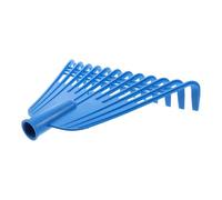 Happyyami Râteau Outil Multifonction en PP pour Bleu à 12 Dents Large pour Feuilles et Herbes Sèches pour Jardinage et Entretien Extérieur des Agriculteurs Jardinage Entretien Extérieur des